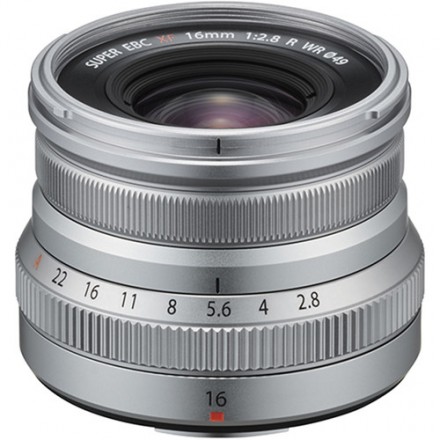 Об'єктив Fujifilm XF 16mm F2.8 R WR Silver Об'єктив Fujifilm XF 16mm F2.8 R WR Silver